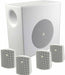 JBL C50PACK Packaged Surface-Mount Subwoofer-Satellite Loudspeaker System - White (Control 50 Pack) - Music Bliss Malaysia
