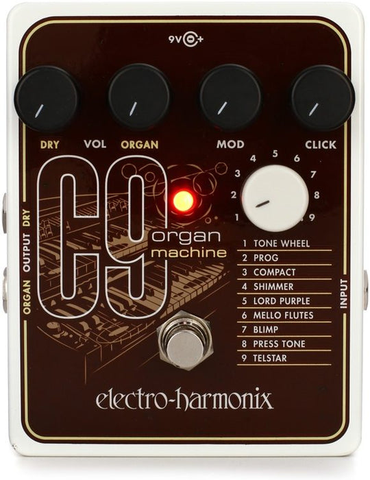 Electro Harmonix C9 Organ Machine Guitar Effects Pedal (Electro-Harmonix / EHX) *Crazy Sales Promotion* - Music Bliss Malaysia