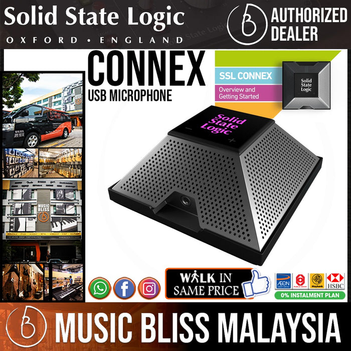 Solid State Logic Connex Quad USB Conferencing Microphone - Music Bliss Malaysia