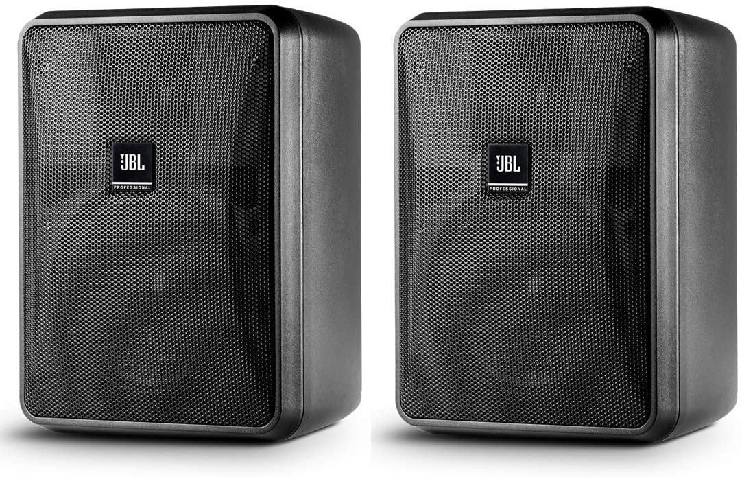 JBL Control 25-1L Compact 8-Ohm Indoor/Outdoor Background/Foreground Speaker - Black (Pair) (Control251L) - Music Bliss Malaysia