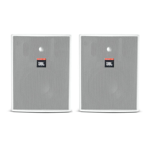 JBL Control 25AV-LS 5.25" Compact Indoor Outdoor Background Foreground Loudspeaker - White (Pair) (Control25AVLS / Control25) - Music Bliss Malaysia