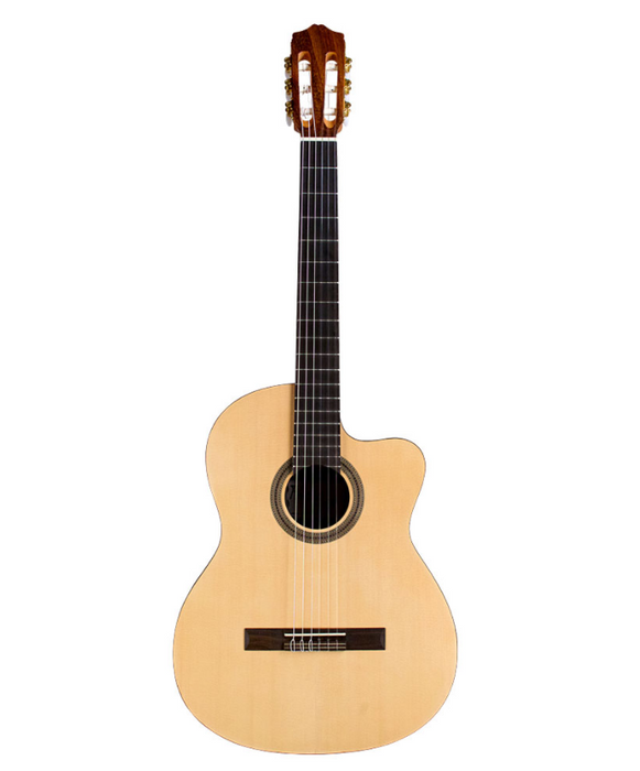 Cordoba Protege C1M-CE - Spruce Top, Mahogany Back & Sides with Pickup (C1MCE), Full Sized Best Budget Classical Guitar For Beginners/Students/Starters, Entry Level Electric-Classical Guitar - Music Bliss Malaysia
