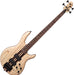 Cort A4 Ultra Ash Electric Bass Guitar with Guitar Hardcase - Etched Natural Black - Music Bliss Malaysia