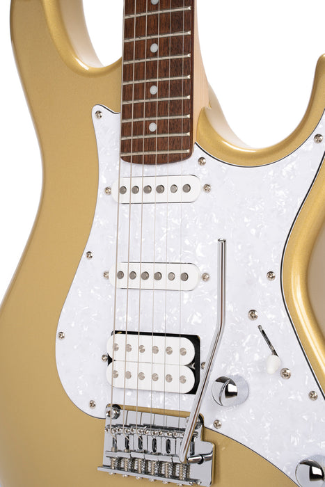 Cort G250 Electric Guitar with Bag - Champagne Gold Metallic (G-250 G 250) - Music Bliss Malaysia