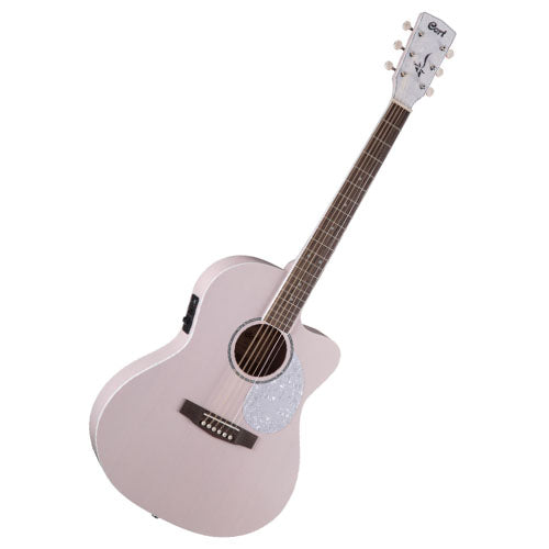 Cort Jade Classic Acoustic Guitar with Bag - Pastel Pink - Music Bliss Malaysia