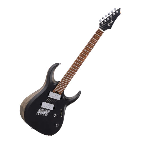 Cort X-700 Mutility Electric Guitar with Bag - Black Satin (X-700 X 700) - Music Bliss Malaysia