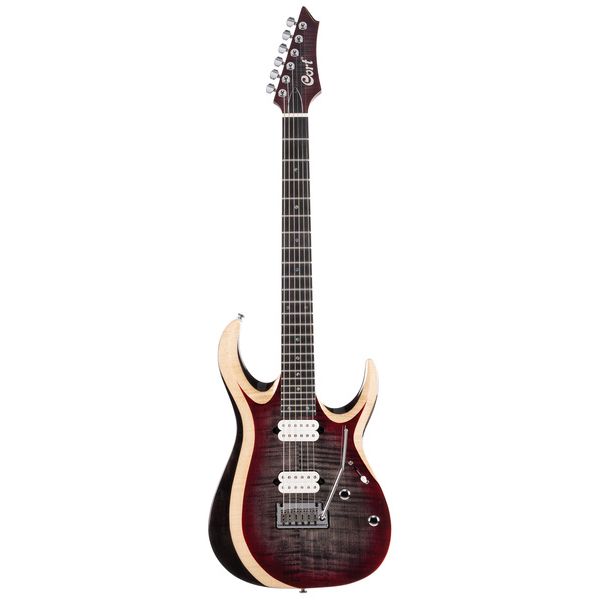Cort X-700 Duality II Electric Guitar with Bag - Lava Burst - Music Bliss Malaysia