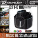 Jim Dunlop D21-01BK Black Cotton Guitar Strap (D2101BK / D21 01BK) - Music Bliss Malaysia