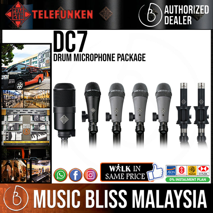 Telefunken DC7 Drum Microphone Package - Music Bliss Malaysia