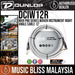Jim Dunlop MXR DCIW12R 12ft Pro Series Woven Instrument Cable - Right / Straight - Music Bliss Malaysia