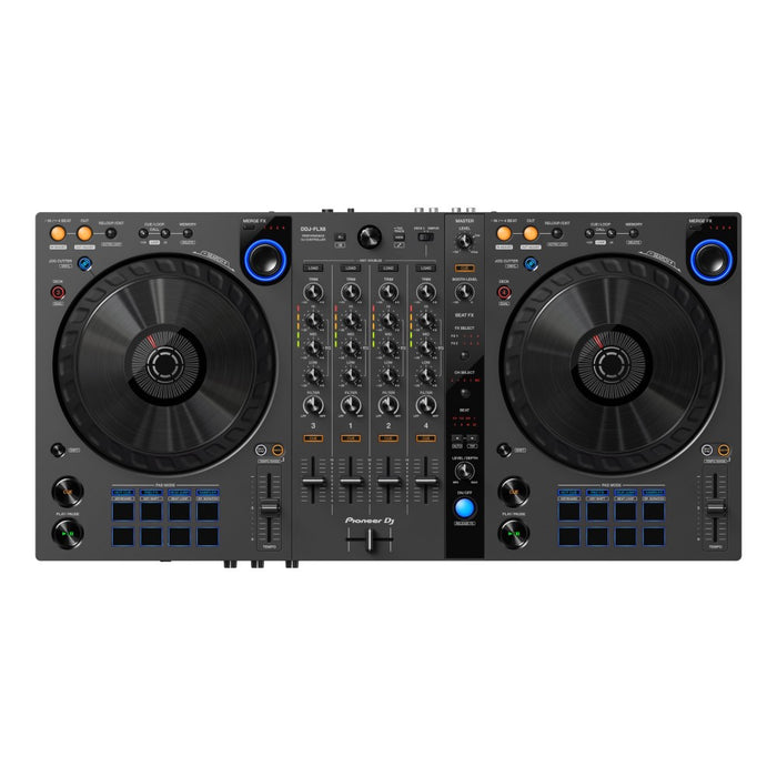 Pioneer DJ DDJ-FLX6 4-deck Rekordbox and Serato DJ Controller - Graphite - Music Bliss Malaysia