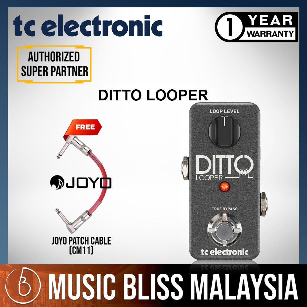 TC Electronic Ditto Looper Effects Pedal | Music Bliss Malaysia