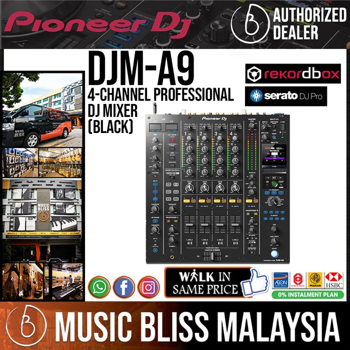 Pioneer DJ DJM-A9 4-channel DJ Mixer - Music Bliss Malaysia