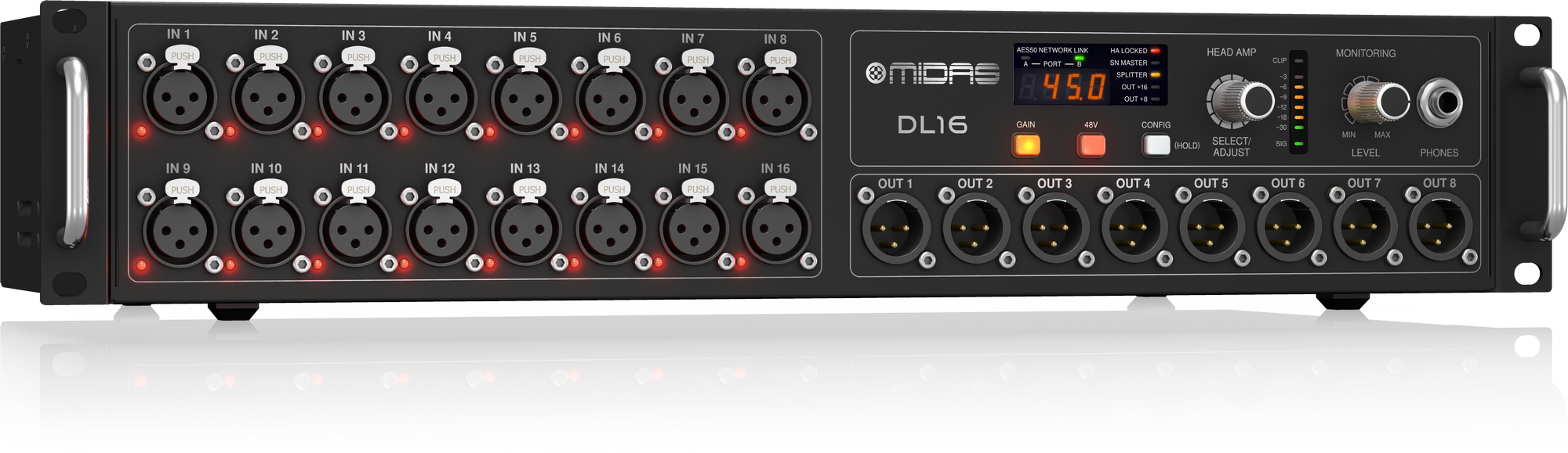Dl16 Midas DL16 16-input / 8-output Stage Box (DL-16) | Music Bliss Malaysia