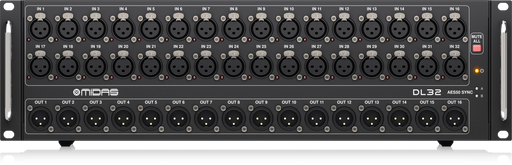 Midas DL32 32-input/16-output Stage Box (DL-32 / DL 32) - Music Bliss Malaysia