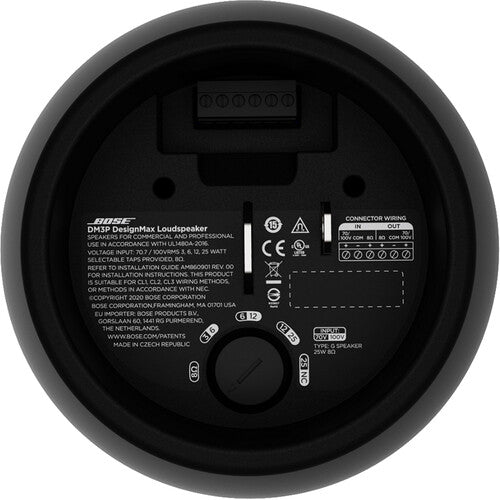 Bose DesignMax DM3P Loudspeaker - Black (Pair) - Music Bliss Malaysia