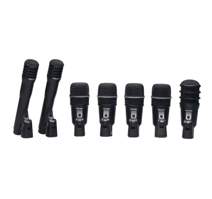 Superlux DRK-A5C2 Extended 7-piece Drum Mic Set with Case - Music Bliss Malaysia
