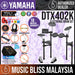 Yamaha Digital Drum DTX402K Electronic Drum Set with Amplifier, Headphone, Stool and Drumsticks - Music Bliss Malaysia