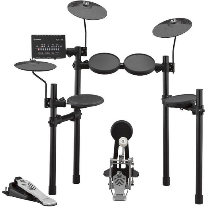Yamaha Digital Drum DTX452K Electronic Drum Set with Amplifier, Headphone, Stool and Drumsticks (DTX-452K / DTX 452K) *Crazy Sales Promotion* - Music Bliss Malaysia