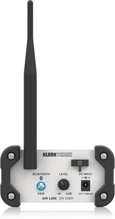 Klark Teknik DW 20BR Bluetooth Wireless Stereo Receiver (DW20BR / DW-20BR) - Music Bliss Malaysia