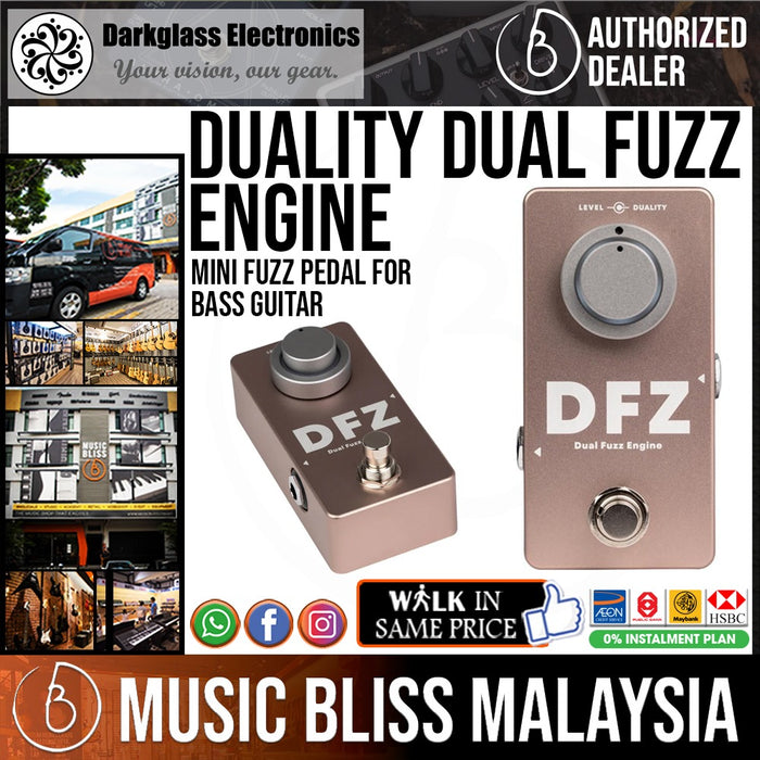 Darkglass Duality Dual Fuzz Engine Mini Pedal - Music Bliss Malaysia