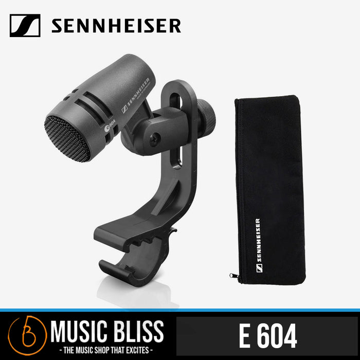 Sennheiser e 604 Dynamic Cardioid Tom / Snare / Percussion Microphone - Music Bliss Malaysia