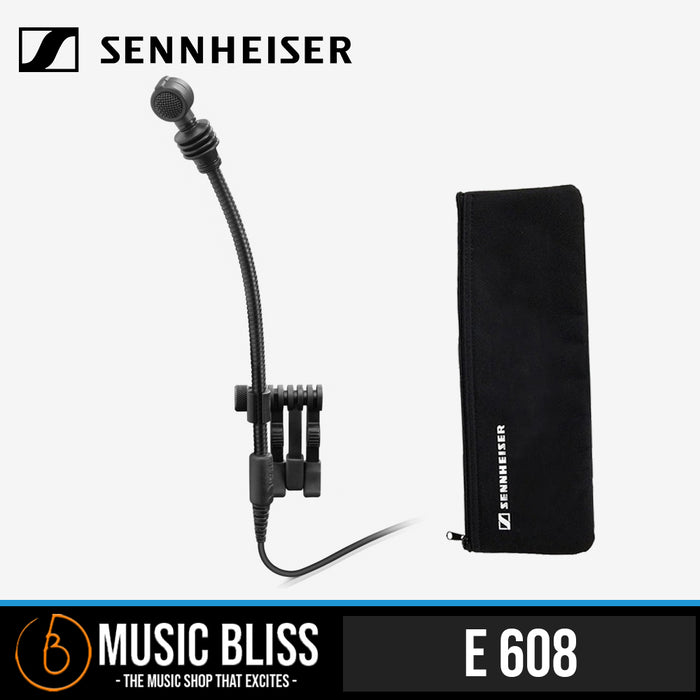 Sennheiser e 608 Dynamic Super-cardioid Miniature Instrument Microphone - Music Bliss Malaysia