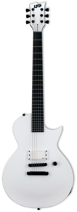 ESP LTD EC Arctic Metal Electric Guitar - Snow White Satin - Music Bliss Malaysia