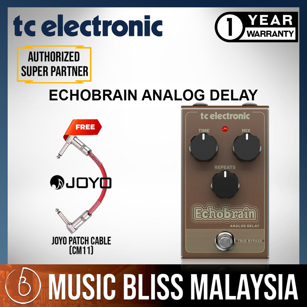Guitar　Bliss　Electronic　Analog　Effects　Music　Pedal　Delay　Echobrain　TC　Malaysia