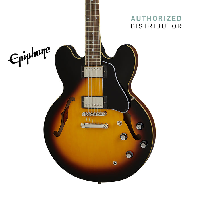 Epiphone ES-335 Semi-Hollowbody Electric Guitar - Vintage Sunburst - Music Bliss Malaysia