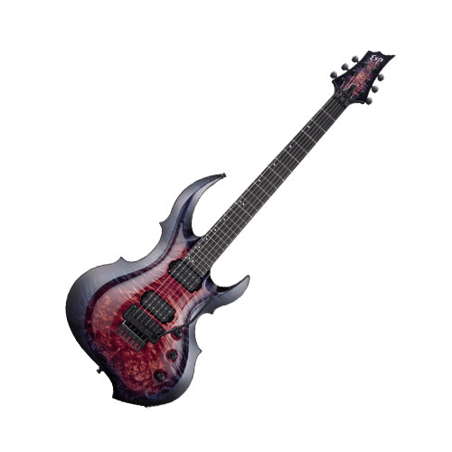 ESP FRX-CTM FR Burled Maple - Cranberry Burst (FRXCTMFRBM) - Music Bliss Malaysia