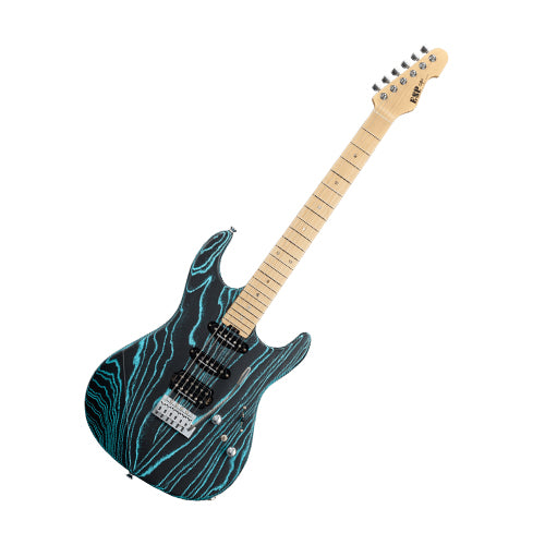 ESP SNAPPER-AS/M-BR Driftwood Driftwood Series - Black with Blue Filler (SNAPPERASMBR) - Music Bliss Malaysia