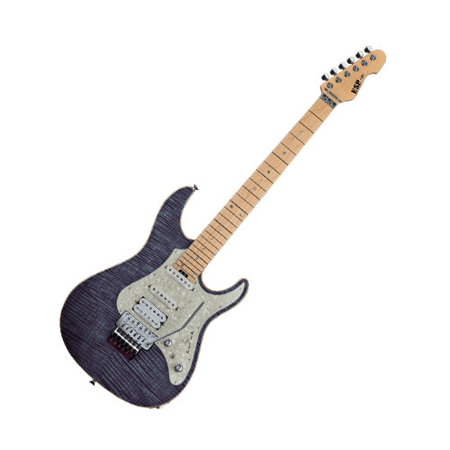 ESP Snapper-CTM24-FR/M - Indigo Purple with Purple Pearl Black (SNAPPERCTM24FRM) - Music Bliss Malaysia