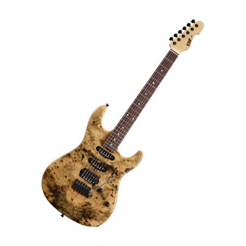 ESP Snapper-CTM Buckeye Burl/HR - Natural (SNAPPERCTMBBHR) - Music Bliss Malaysia
