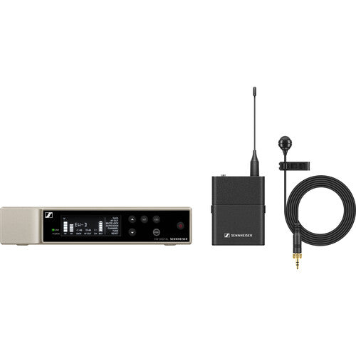 Sennheiser EW-D ME4 SET Digital Wireless Cardioid Lavalier Microphone System (Q1-6: 470.2 - 526 MHz) - Music Bliss Malaysia