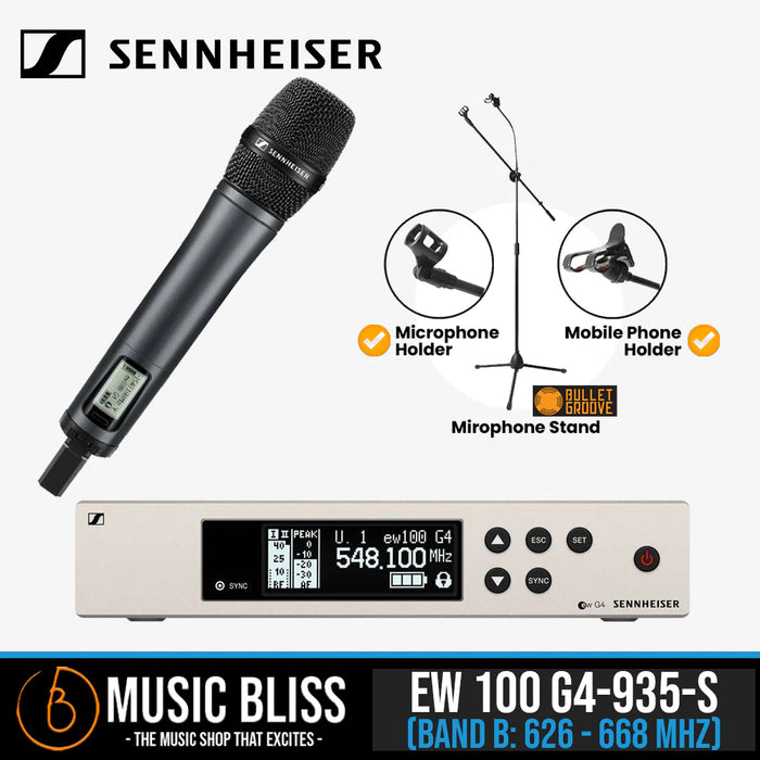 BRAND NEW* SENNHEISER Evolution Wireless G4 Vocal Set ew 100 G4