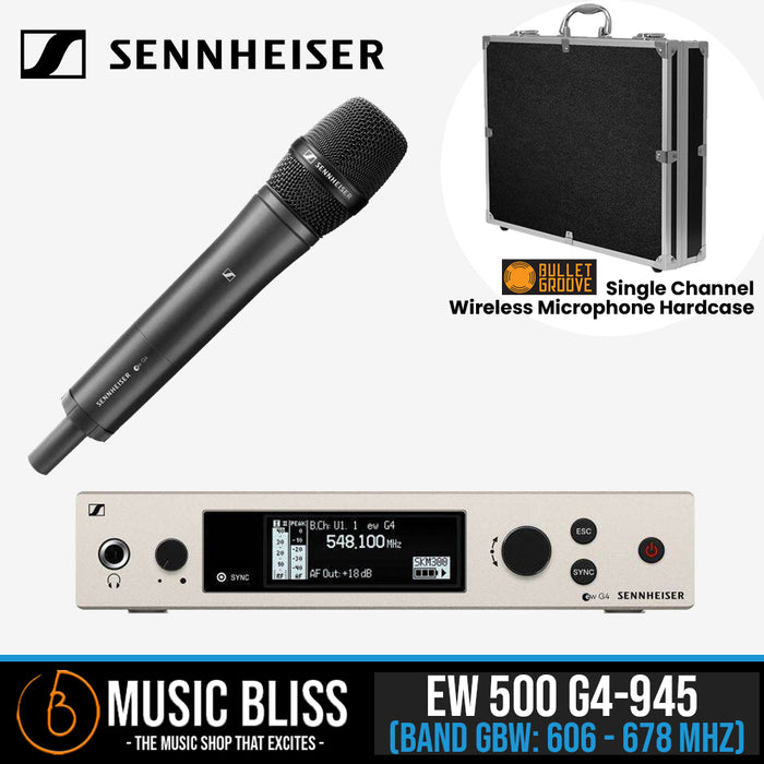 Sennheiser EW 500 G4-945 Wireless Handheld Microphone System - Music Bliss Malaysia