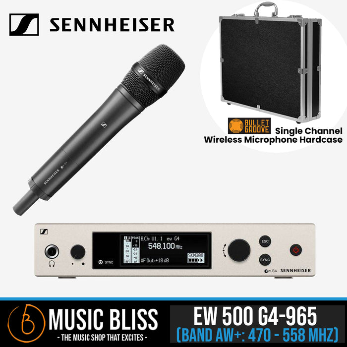 Sennheiser EW 500 G4-965 Wireless Handheld Microphone System - Music Bliss Malaysia