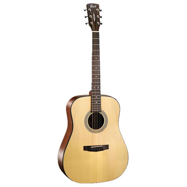 Cort Earth 60 Acoustic Guitar with Bag - Open Pore Natural - Music Bliss Malaysia