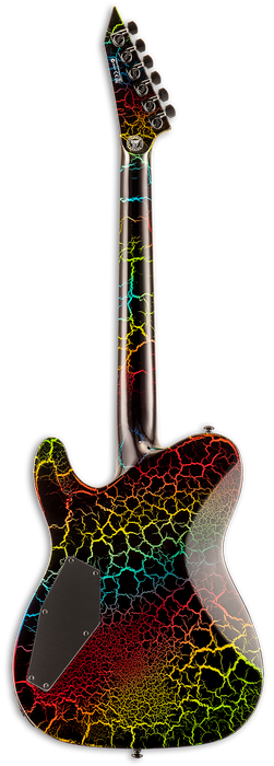 ESP LTD Eclipse '87 NT - Rainbow Crackle - Music Bliss Malaysia
