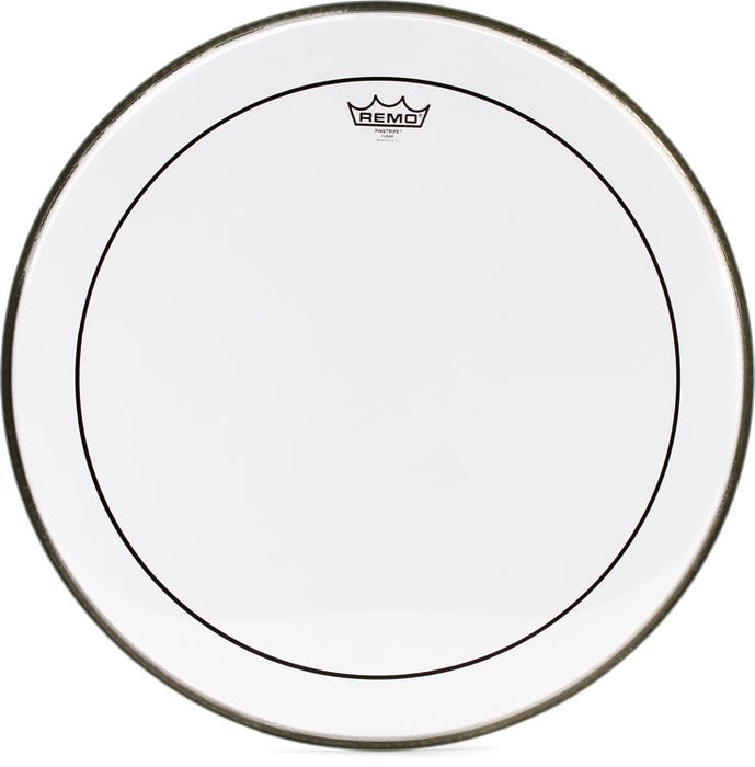 Remo Encore Pinstripe Batter Drumhead - 22'' - Clear - Music Bliss Malaysia