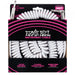 Ernie Ball 6045 30 Feet Coiled Straight/Angle Instrument Cable - White (P06045) - Music Bliss Malaysia
