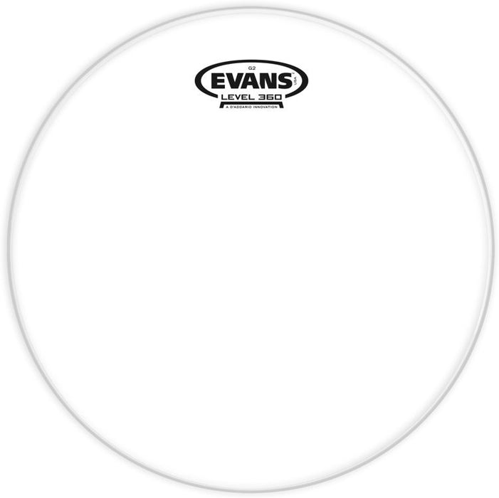 Evans TT12G2-B G2 Clear Drumhead - 12" - Music Bliss Malaysia