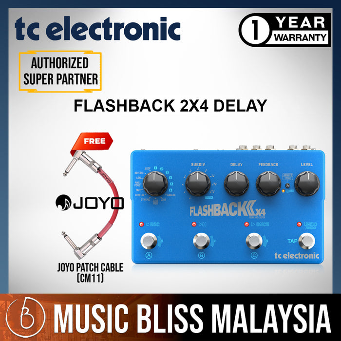 TC Electronic Flashback 2 X4 Delay and Looper Pedal - Music Bliss Malaysia