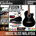 Cordoba Fusion 5 Acoustic Guitar - Jet Black with Gator Guitar Case - Music Bliss Malaysia