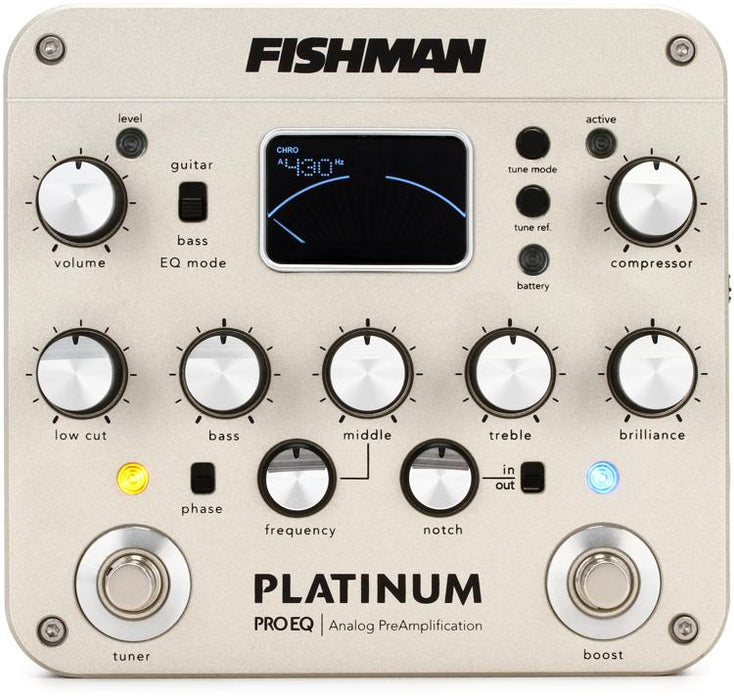 Fishman Platinum Pro EQ Analog Preamp Pedal - Music Bliss Malaysia