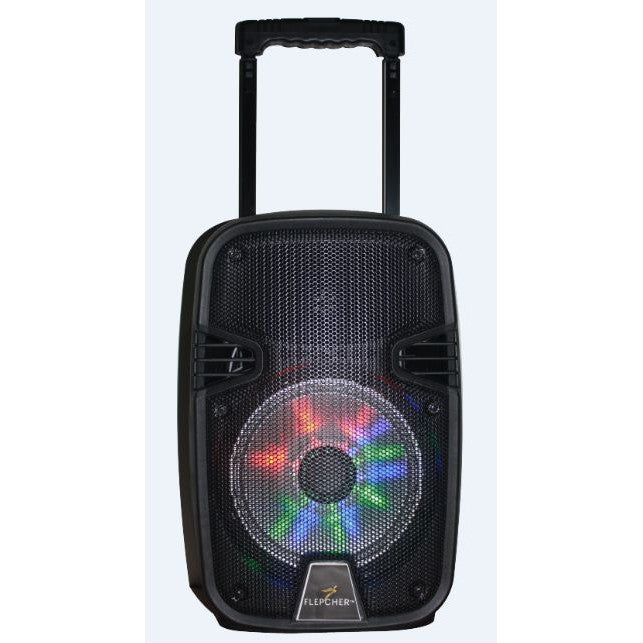 Flepcher PPA-0835 8'' 35-watt Portable PA System with 1 Wireless Microphone, 1 Lavalier Microphone (PPA0835 / PPA 0835) - Music Bliss Malaysia