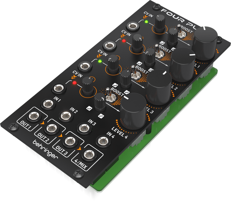 Behringer Four Play Quad VCA & Mixer Module For Eurorack - Music Bliss Malaysia