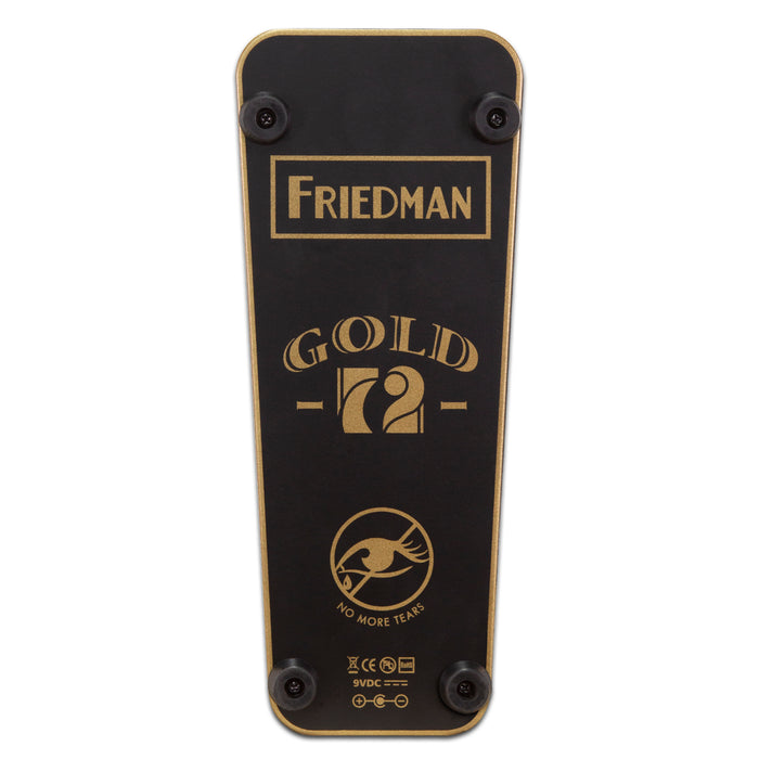 Friedman Gold-72 Wah Pedal (Gold 72) *Crazy Sales Promotion* - Music Bliss Malaysia
