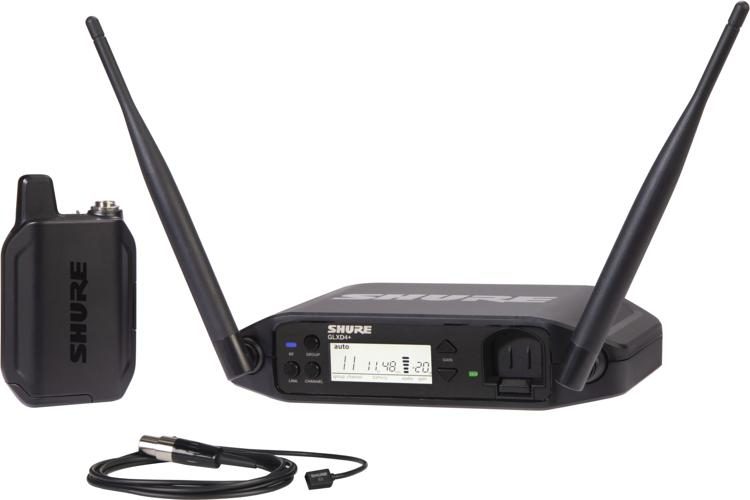 Shure GLXD14R+/93 Digital Wireless Rackmount Presenter System with WL93 Lavalier Microphone - Music Bliss Malaysia